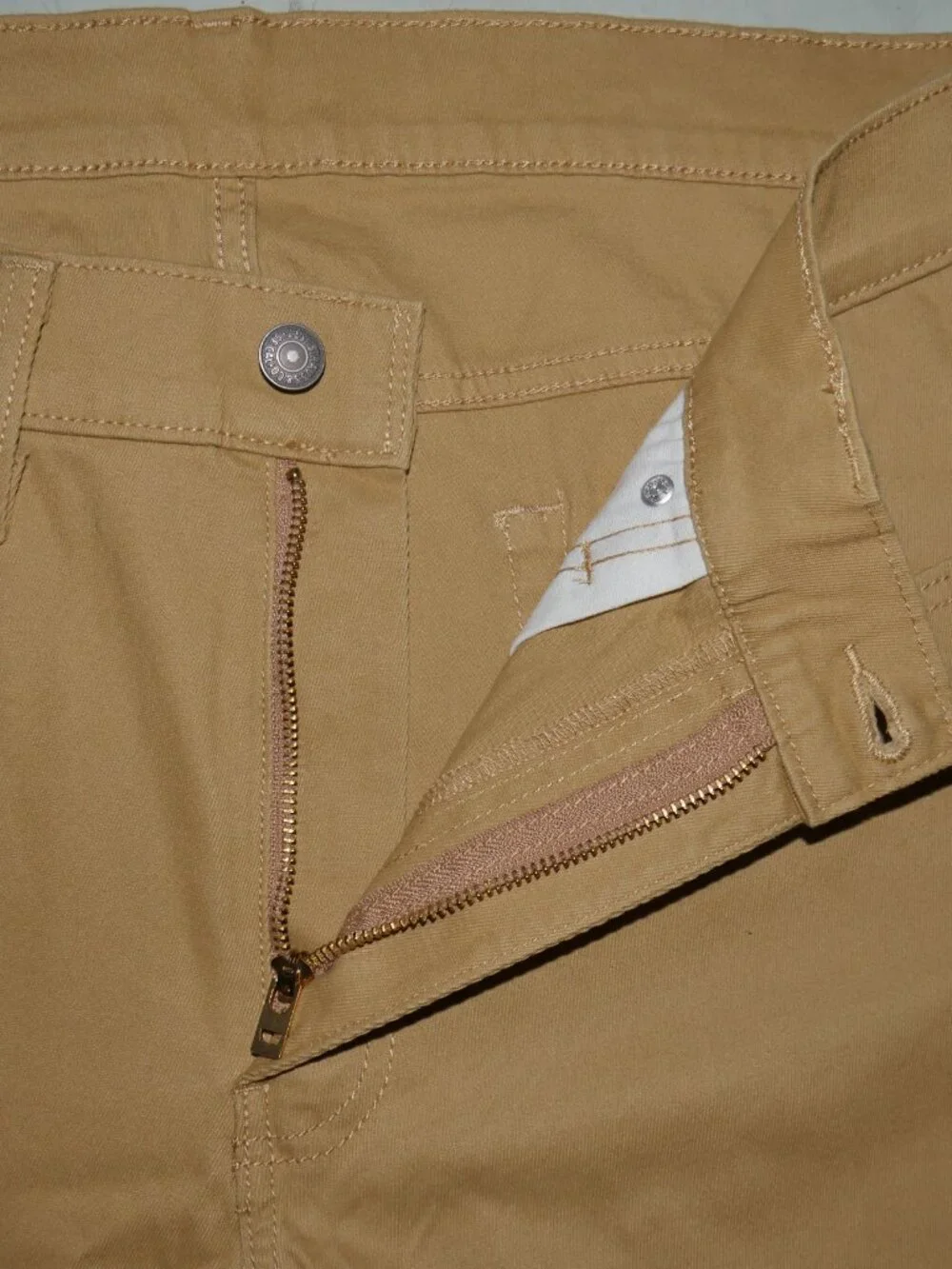 Levi's 514 Mens Twill Jean Pants Size 34x30 Stretch Caraway Cruz Twill Brown NWT